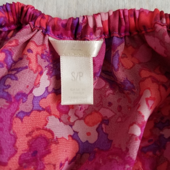 Forever 21 floral print ruffle crop top - Picture 3 of 4